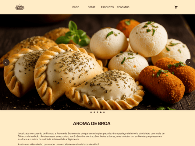 Aroma de Broa website picture